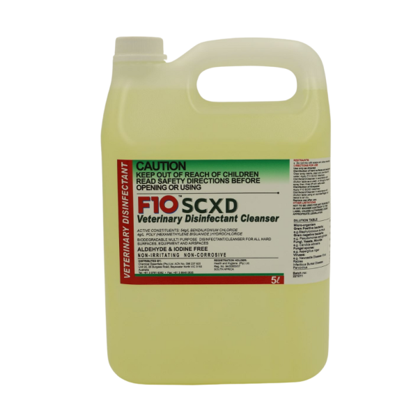 F10SCXD Clear Disinfectant Cleanser 5L