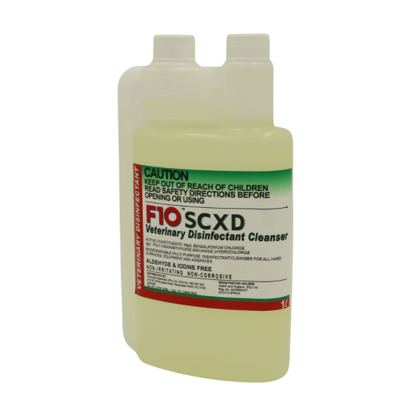 F10SCXD Clear Disinfectant Cleanser 1L
