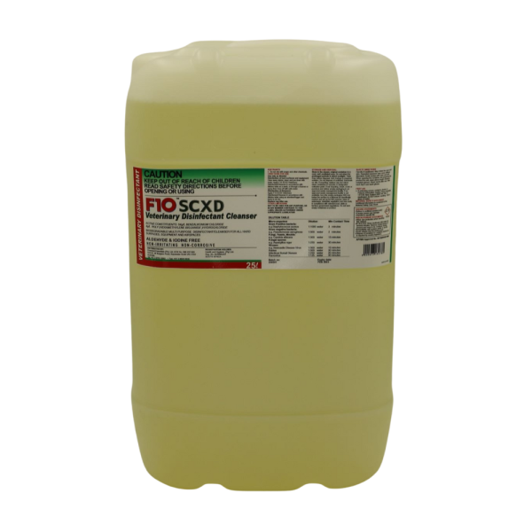 F10SCXD Clear Disinfectant Cleanser 25L