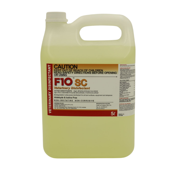 F10SC Veterinary Disinfectant 5L
